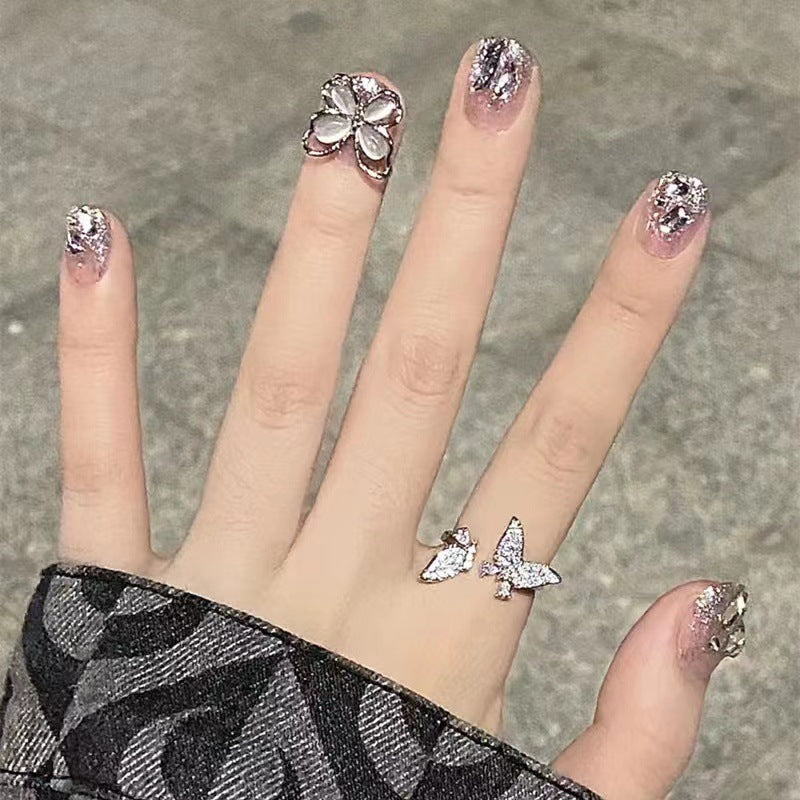 Floral Design Statement Rings — product view 1