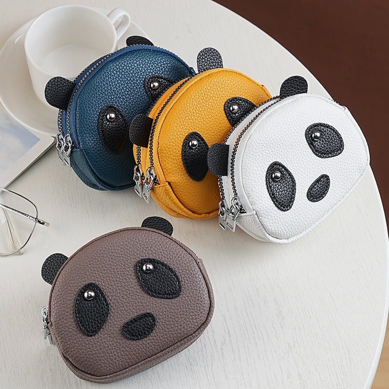 Cute Panda-Themed Zippered Coin Purse — product view 6