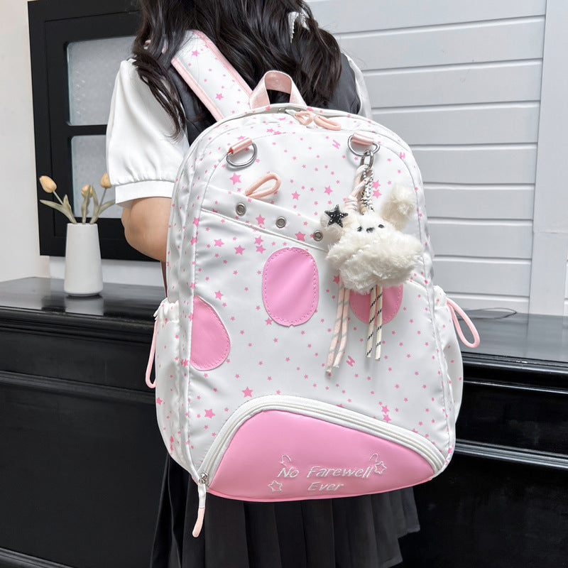 Star-Patterned Adventure Backpack LoungeYard — product view 3
