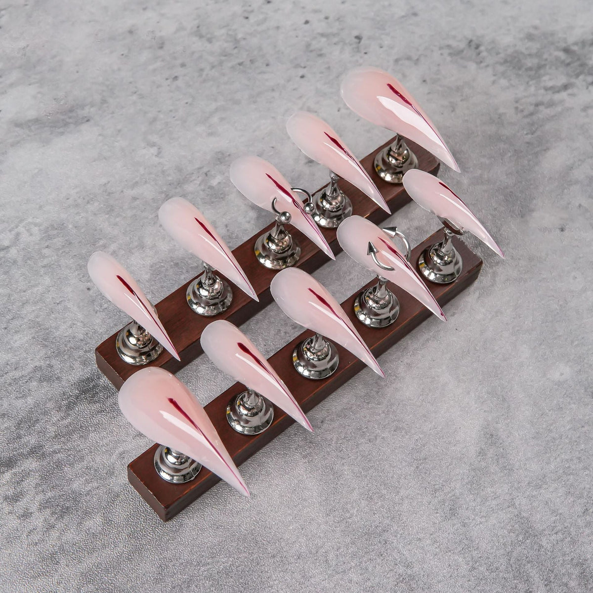 Sharp Stiletto Press-On Nail Enhancements — product view 4
