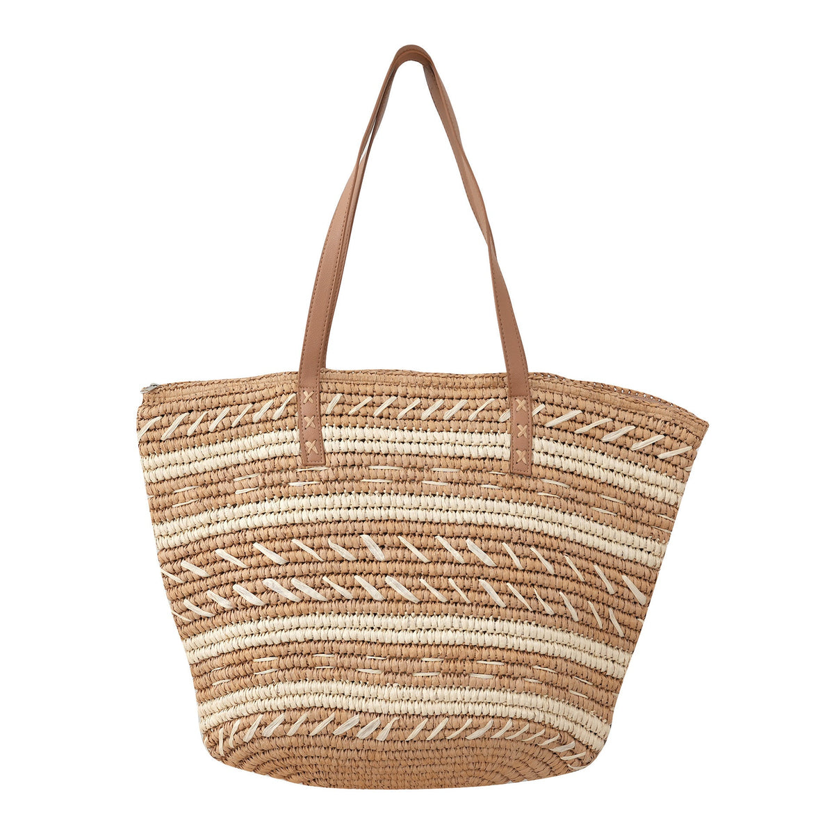 Polka Dot Rattan Handbag LoungeYard — product view 5