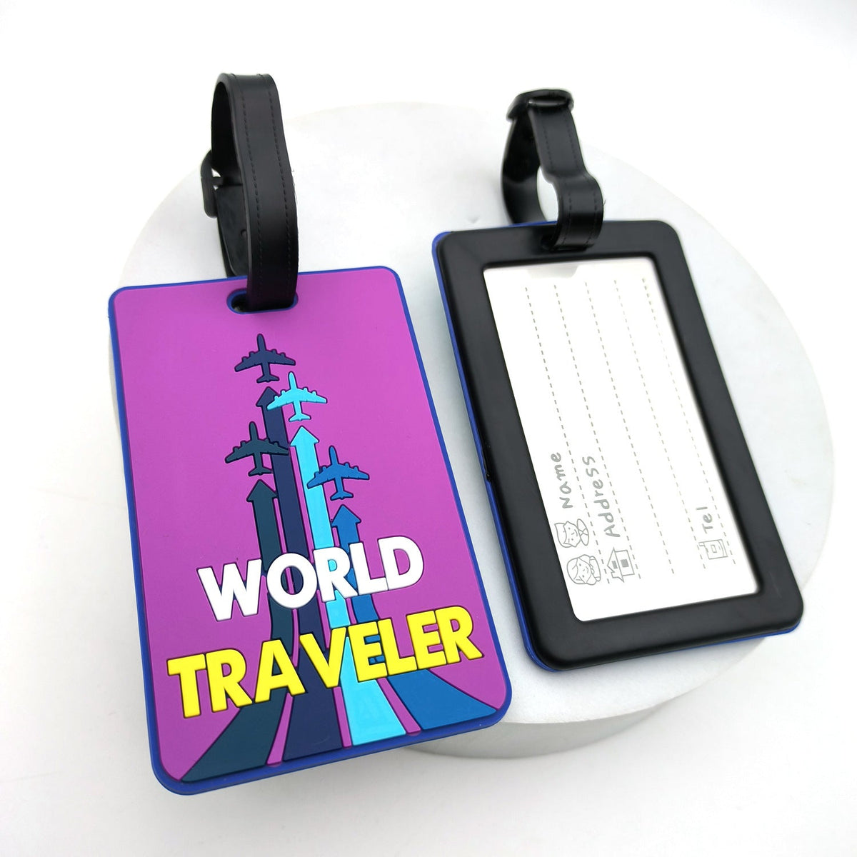Travel-Themed Luggage Tag LoungeYard — product view 4