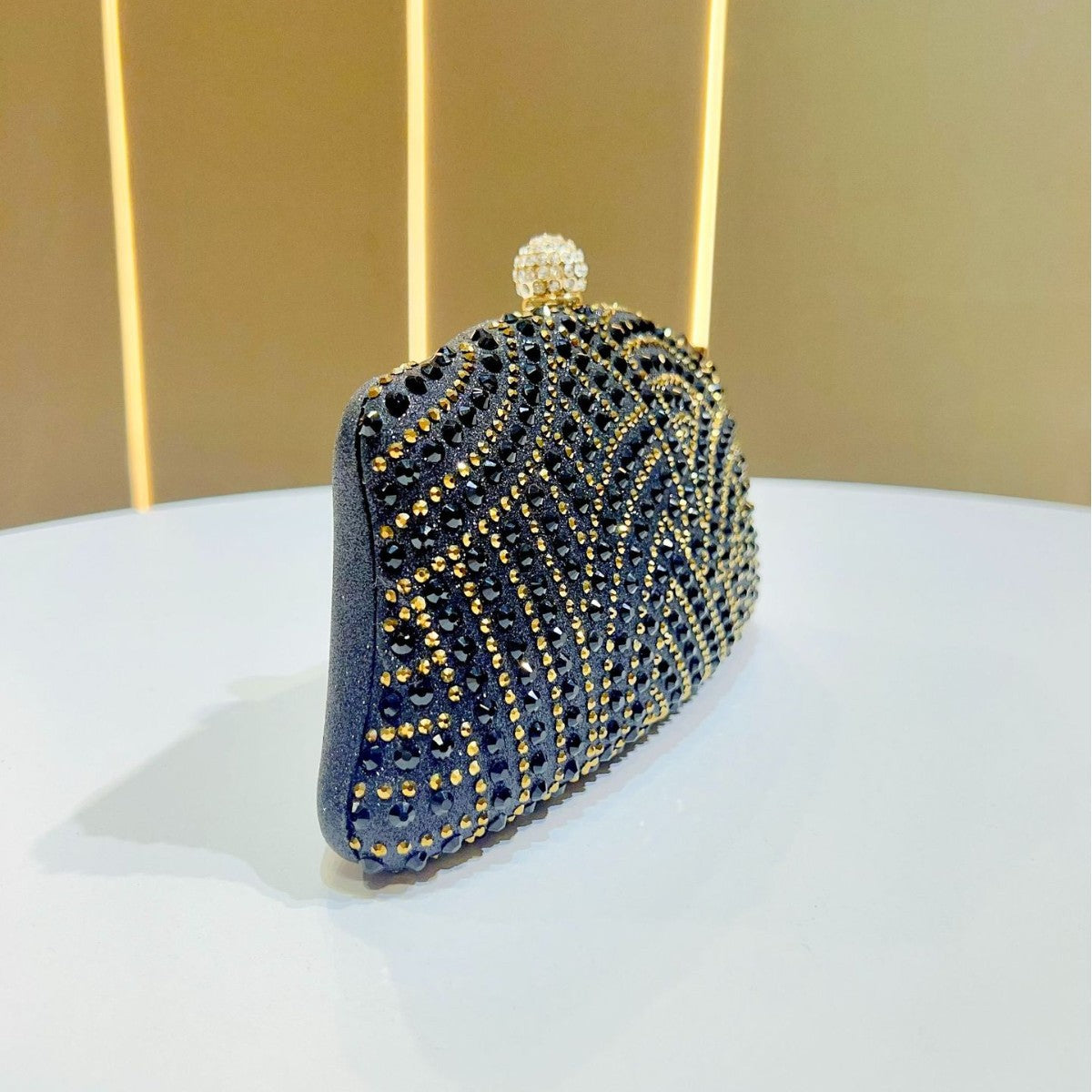 Ornate Beaded Evening Clutch — product view 2