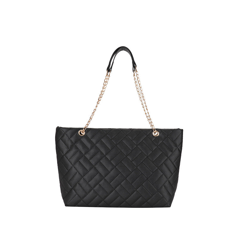Elegant Quilted Chain-Handled Tote — product view 1