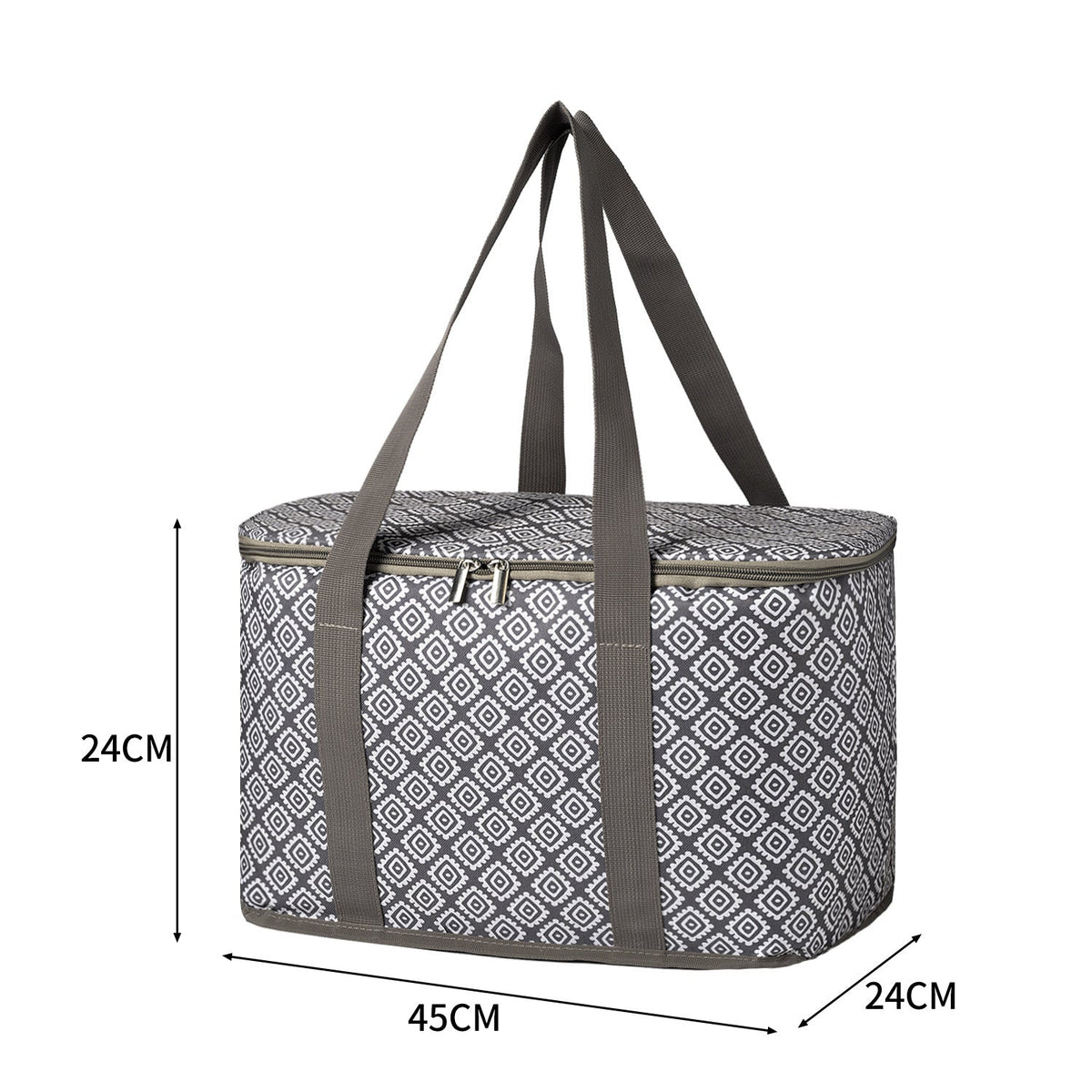 Unisex cooler bag with insulated interior and sturdy handles LoungeYard — product view 4