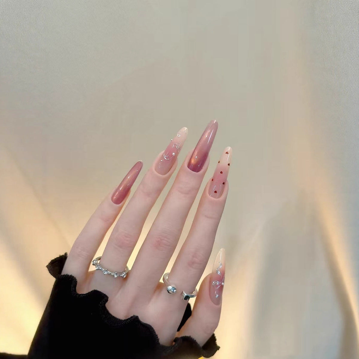 Ombre Stiletto Nail Art Extensions — product view 4