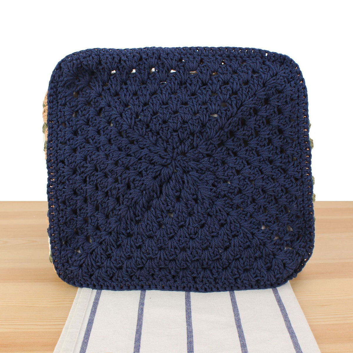 Crochet Tote Bag with Unique Pattern LoungeYard — product view 4