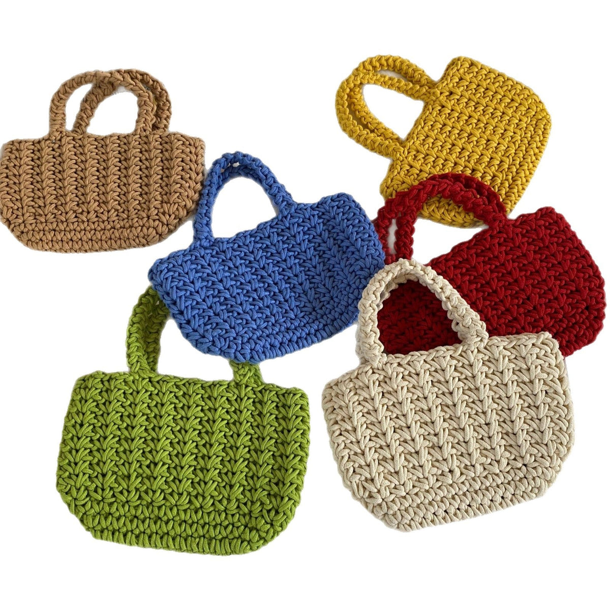 Hand-knotted cotton bag LoungeYard — product view 5