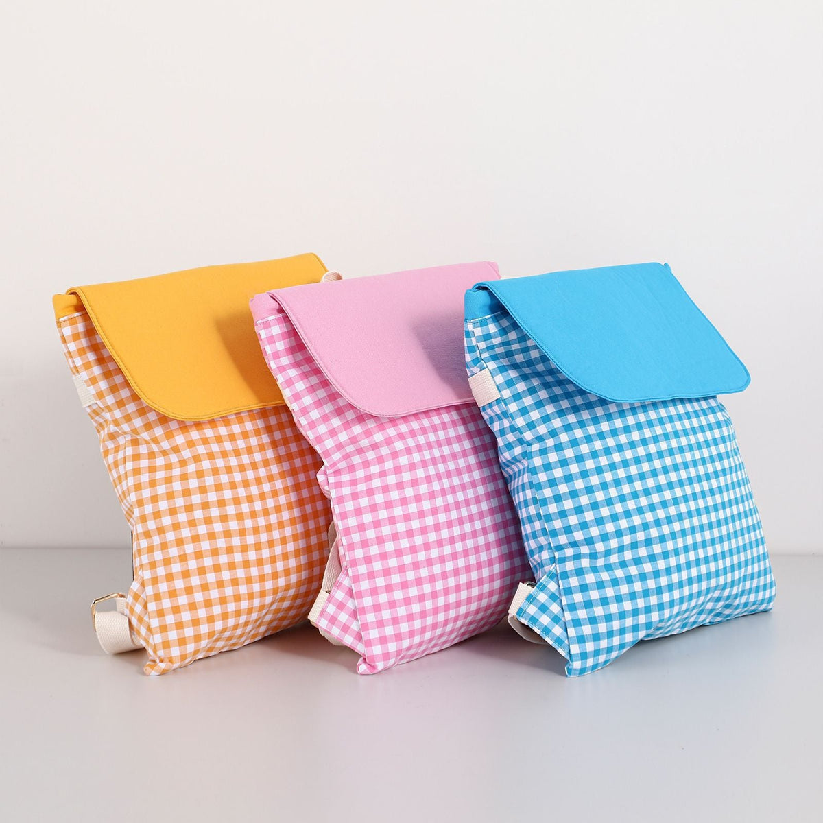 Checked pattern backpack LoungeYard — product view 3