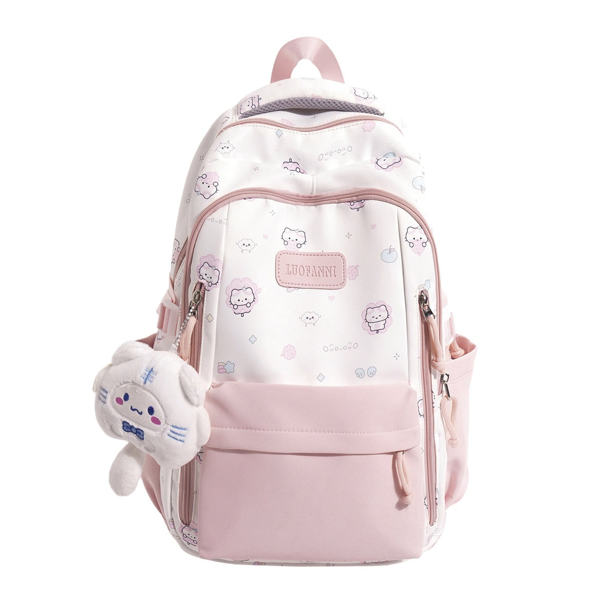 Cute Illustrated Character Backpack LoungeYard — product view 5