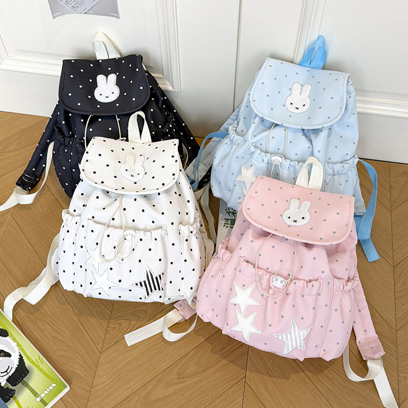 Playful Graphic Print Backpack LoungeYard 1791205578 — product view 4