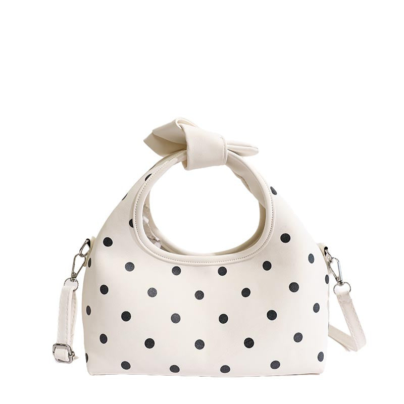 Charming Polka Dot Handheld Tote — product view 2