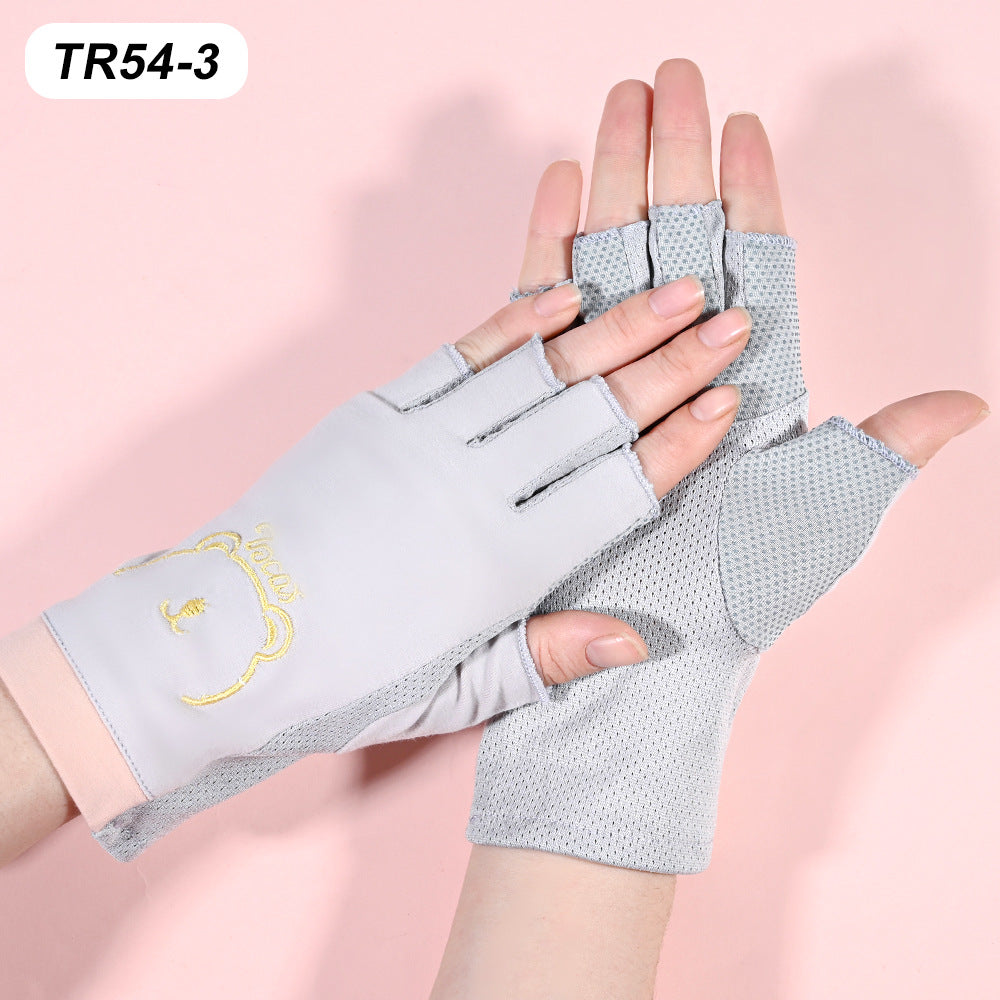 Breathable Fingerless Workout Gloves — product view 4