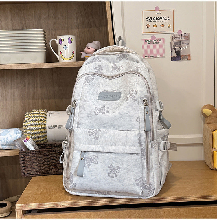 Casual Multi-Compartment School Backpack LoungeYard — product view 7