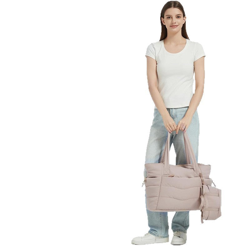 Padded everyday bag with removable inner pouch LoungeYard — product view 5