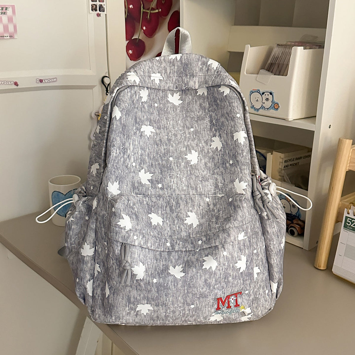 Whimsical Floral Patterned Backpack LoungeYard — product view 7