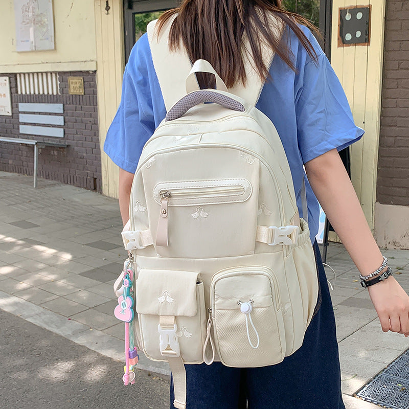 Multi-Pocket Functional Backpack LoungeYard — product view 2
