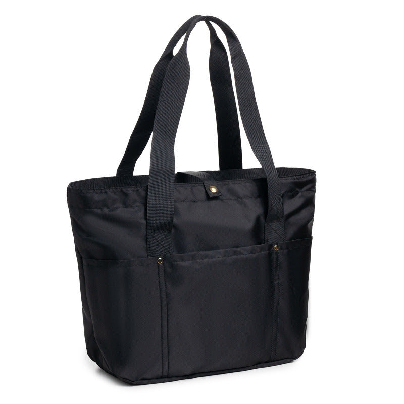 Multifunctional shopping bag with multiple outside pockets LoungeYard — product view 6