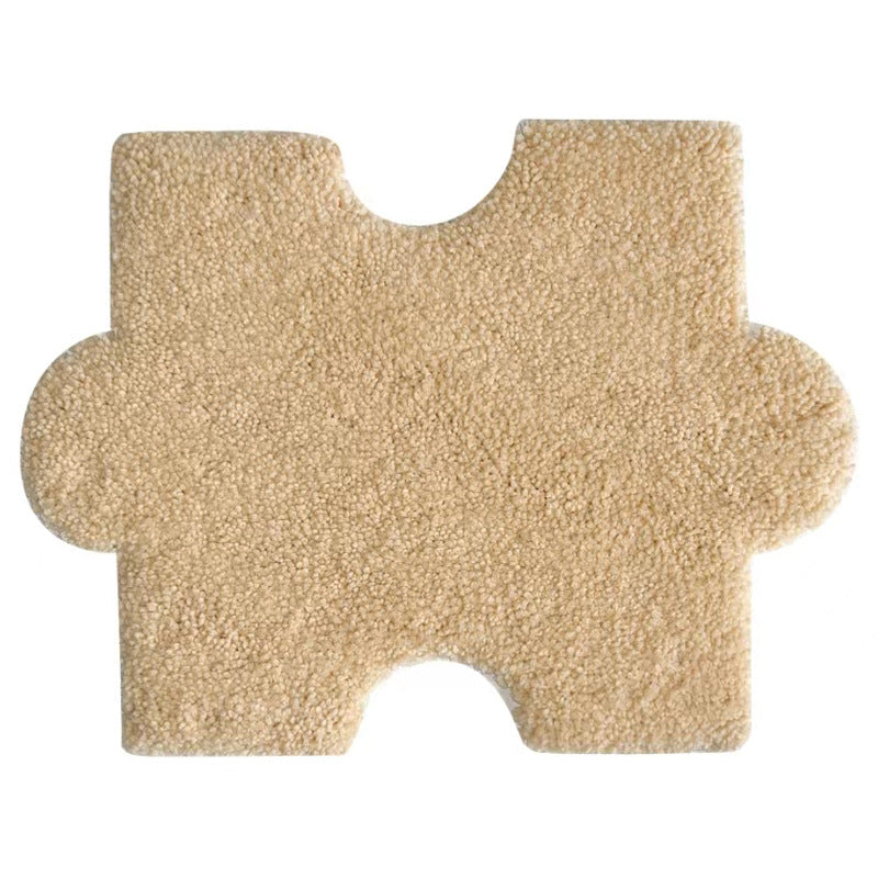 Soft Plush Puzzle-Shaped Bath Mat — product view 5