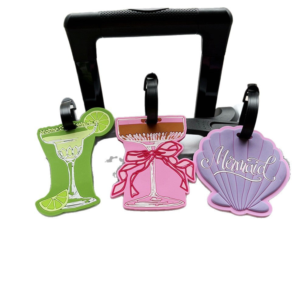 Mermaid Shell Travel Luggage Tag LoungeYard — product view 5