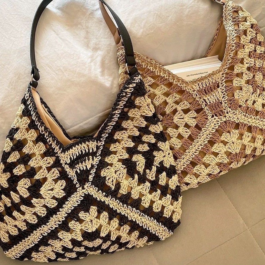 Macrame Shoulder Bag in Modern Design LoungeYard — product view 3