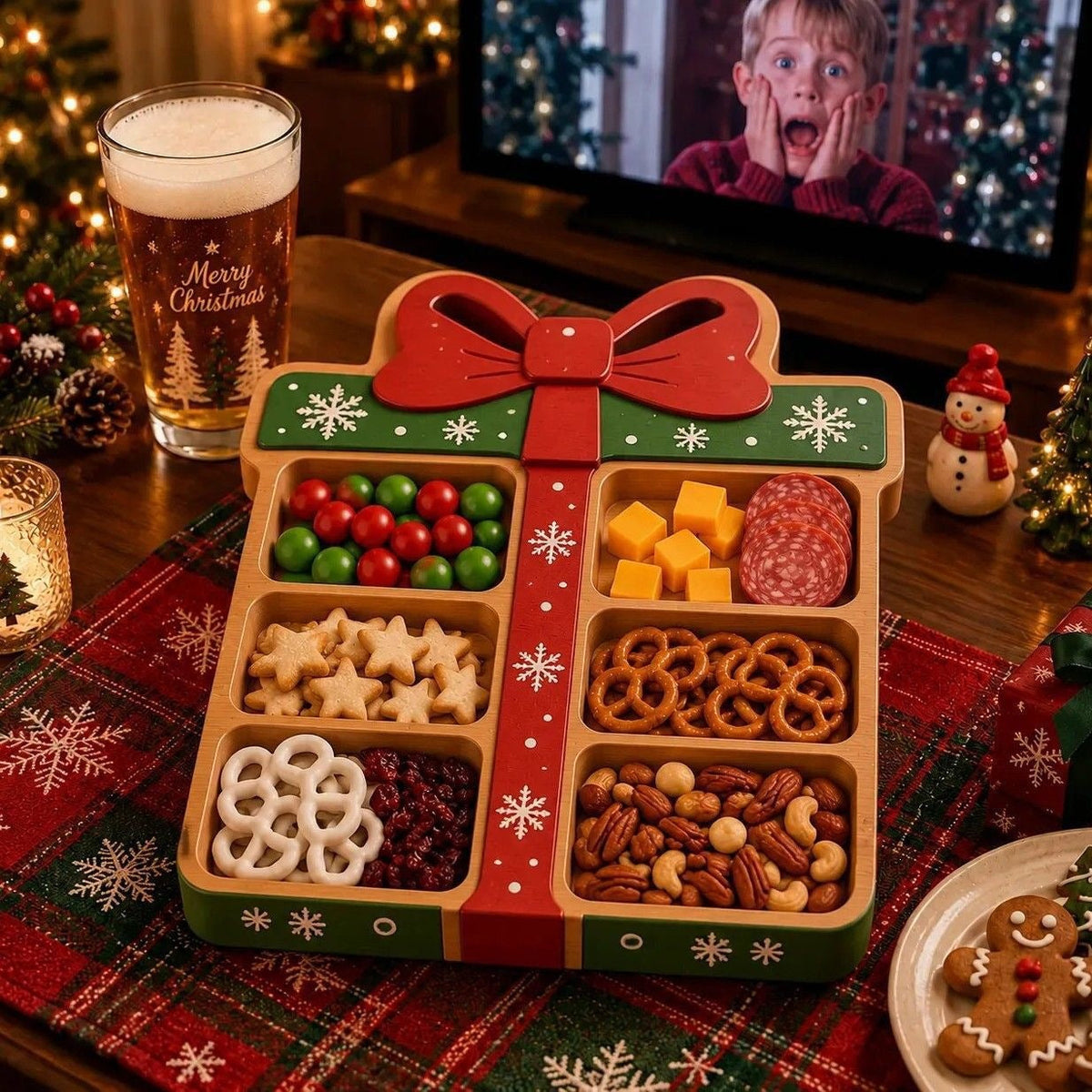 Christmas Tree Serving Platter Bowlift — product view 4