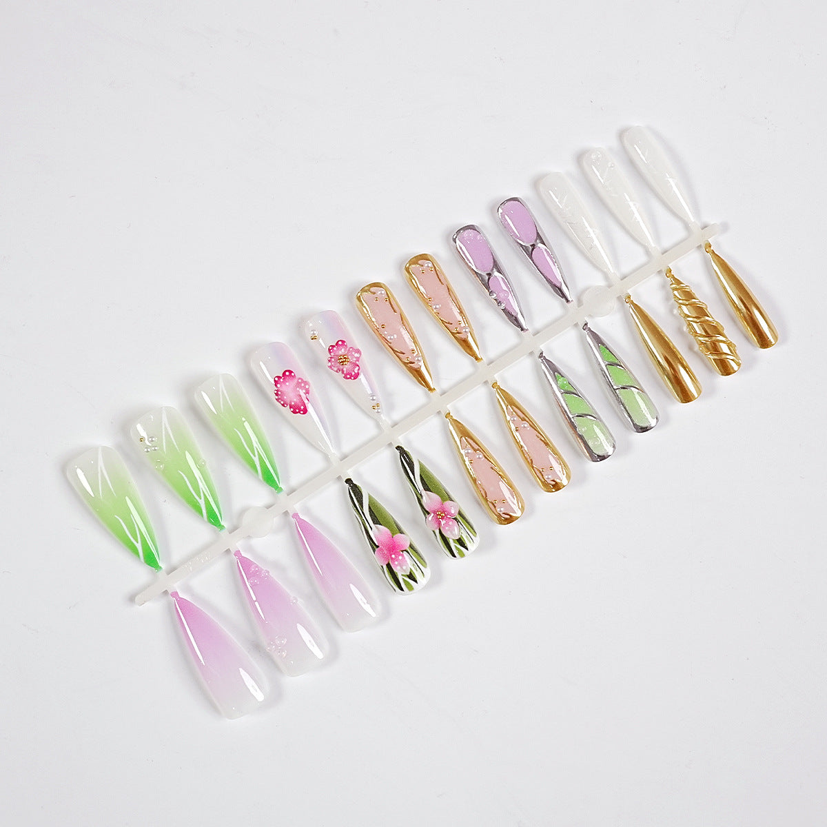 Premium Decorative Press-On Nail Art Set — product view 6