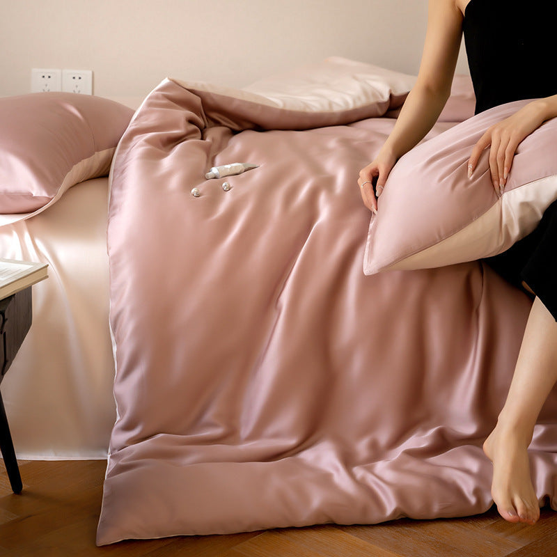 Silk Satin Bedding Set — product view 2
