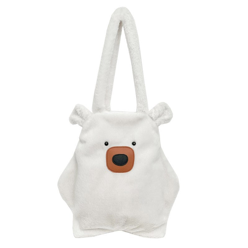 Plush Bear-Themed Tote Bag LoungeYard — product view 5