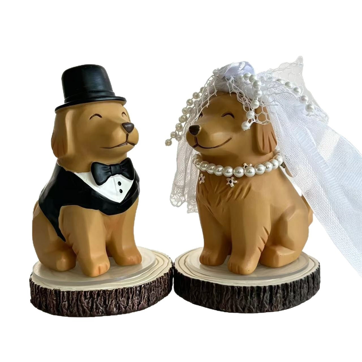 Wedding Dog Figurines Bowlift — product view 5