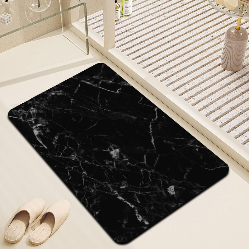 Marble Effect Bathroom Mat LoungeYard — product view 4