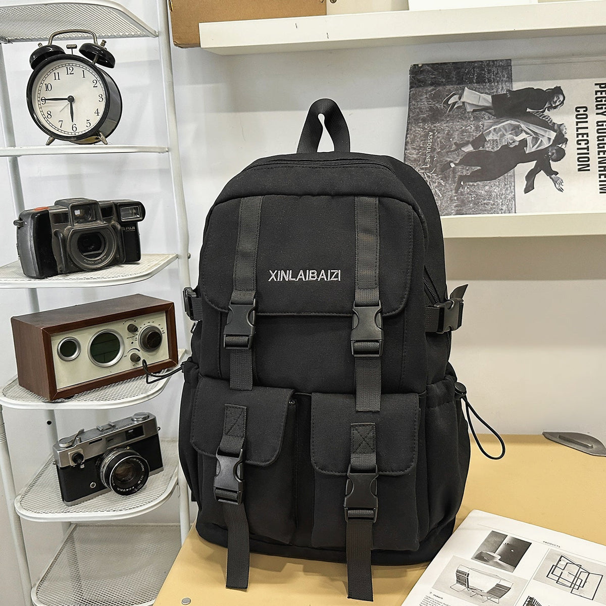 Multi-Pocket Versatile Travel Backpack LoungeYard — product view 7