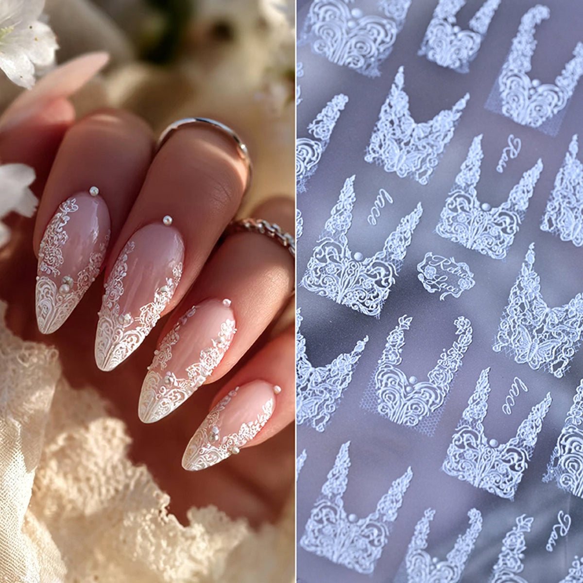 Lace Nail Art Stamping Plate — product view 4