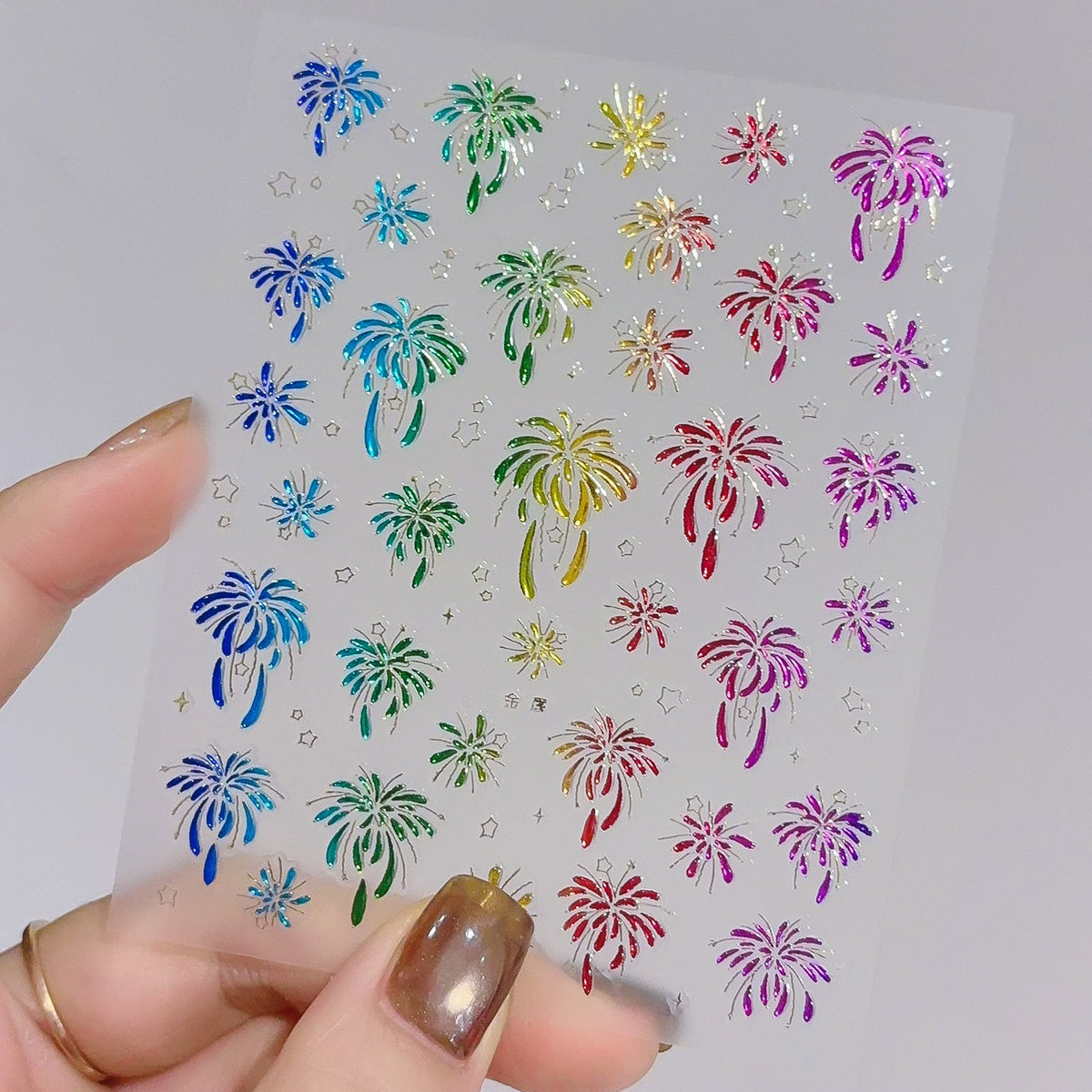 High-Quality Nail Art Foil Sticker Sheet — product view 4