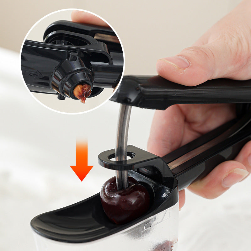 Cherry and Olive Pitter with Removable Collection Hopper — product view 2