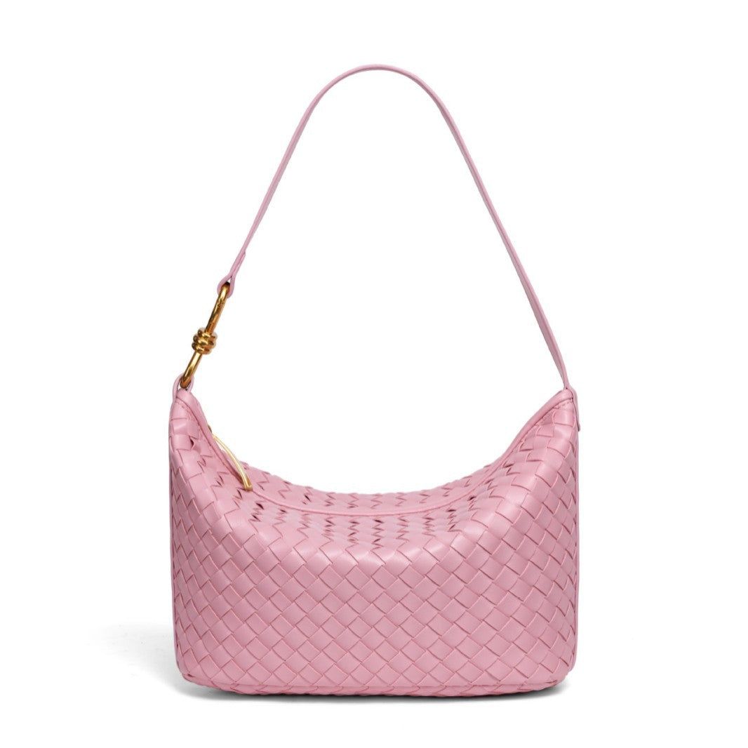 Woven Leather Hobo Bag LoungeYard — product view 2
