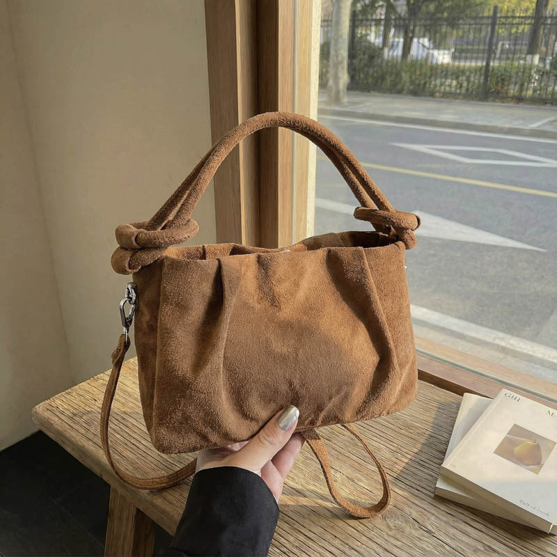 WoSoft Suede Hobo Bag LoungeYard — product view 3