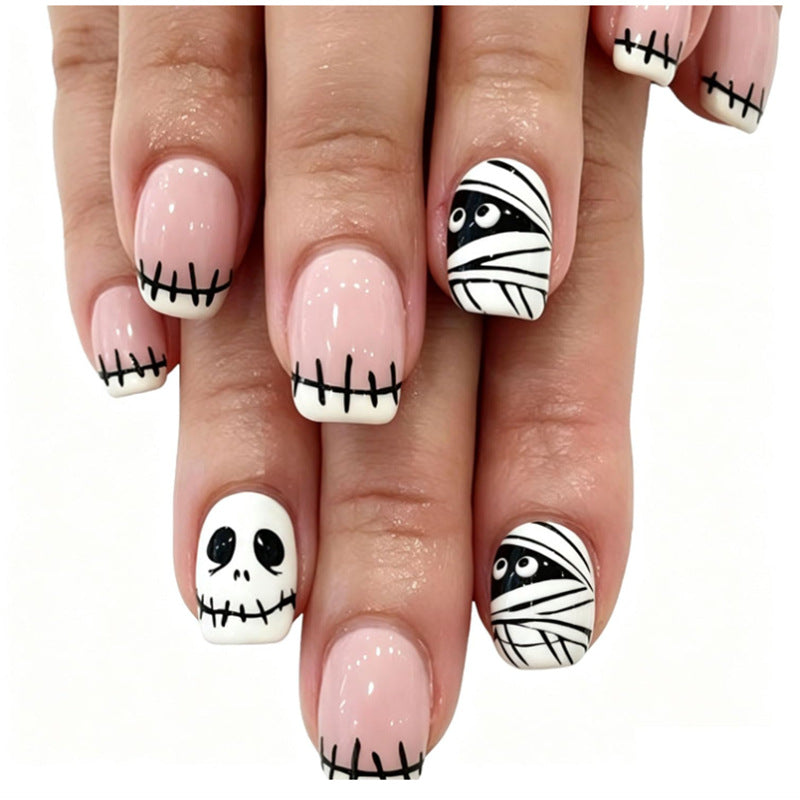 Halloween-Themed Decorative Press-On Nail Art — product view 1