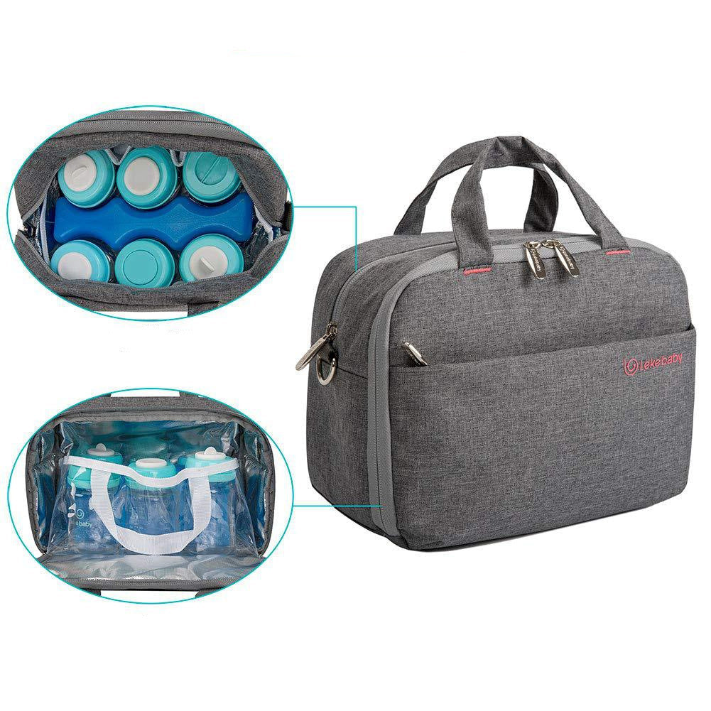 Unisex cooler bag with two opening types and insulating interior LoungeYard — product view 1