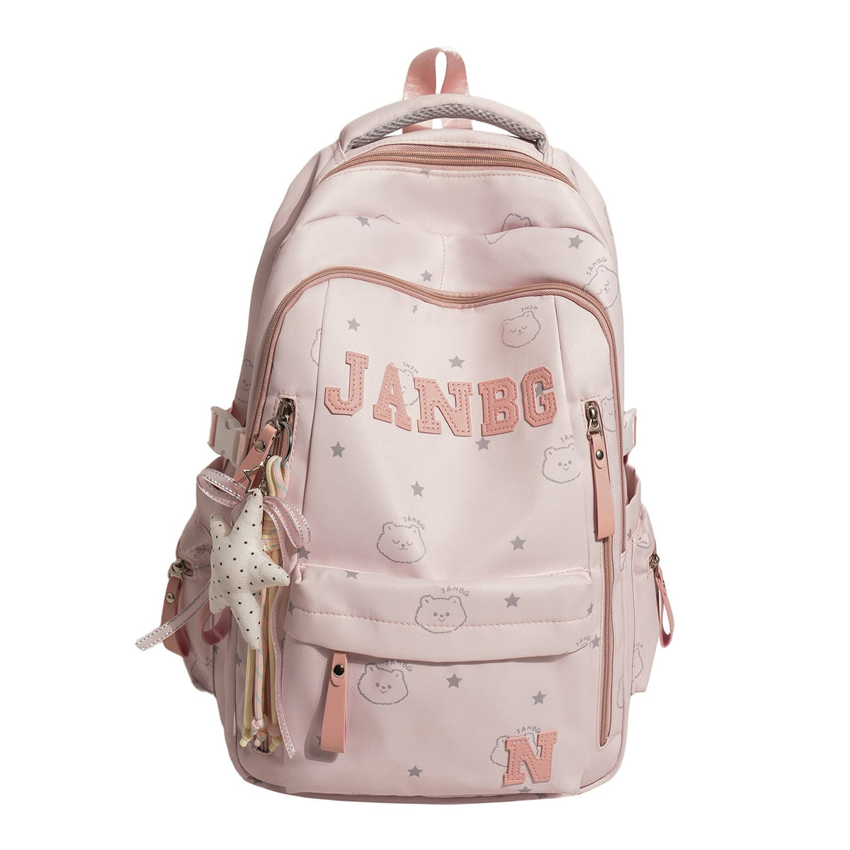 Casual Character-Embellished Backpack LoungeYard — product view 5