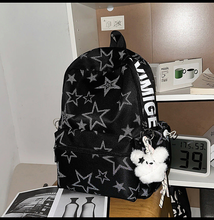 Casual Star Patterned Backpack — product view 3