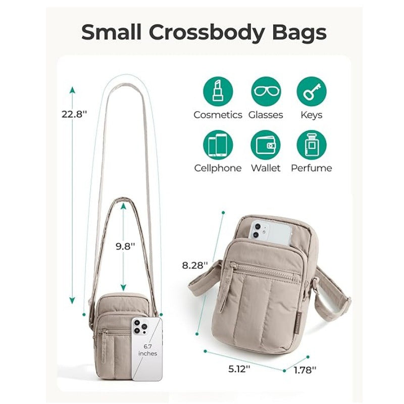 Fashionable shoulder bag with practical compartments LoungeYard — product view 2