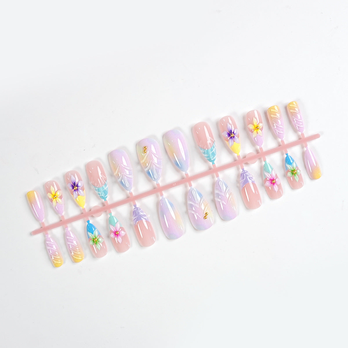 Premium Floral Press-On Nail Art Kit — product view 6