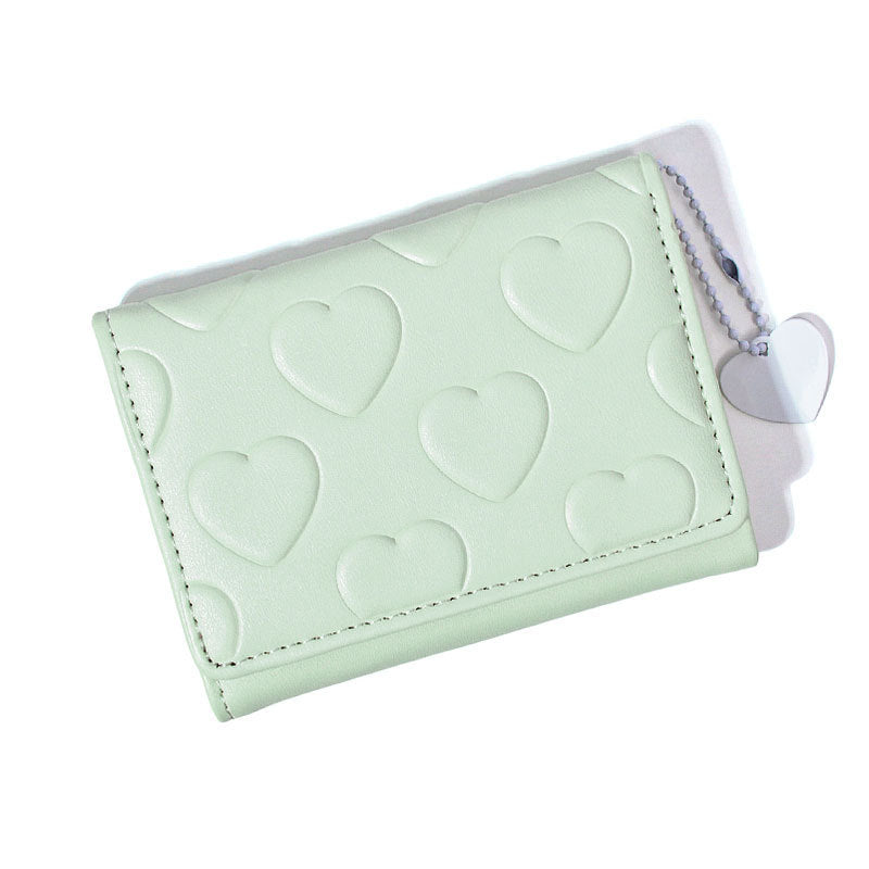 Heart-Embossed Folding Wallet — product view 3