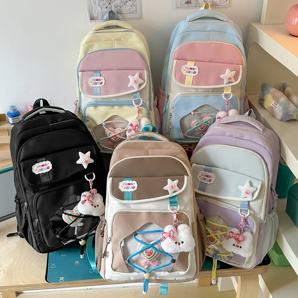 Playful Character-Themed Mini Backpack LoungeYard — product view 4