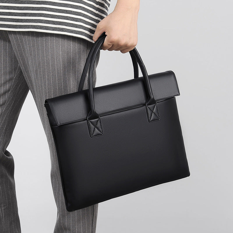 Elegant Briefcase with Structured Design LoungeYard — product view 2