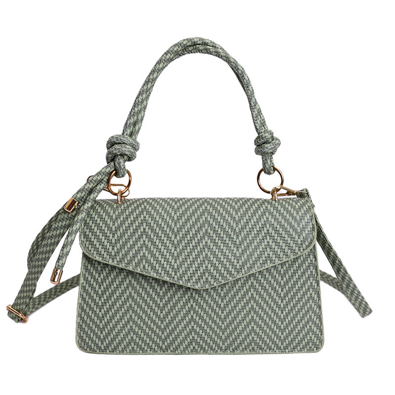 WoElegant Textured Fabric Handbag LoungeYard — product view 7