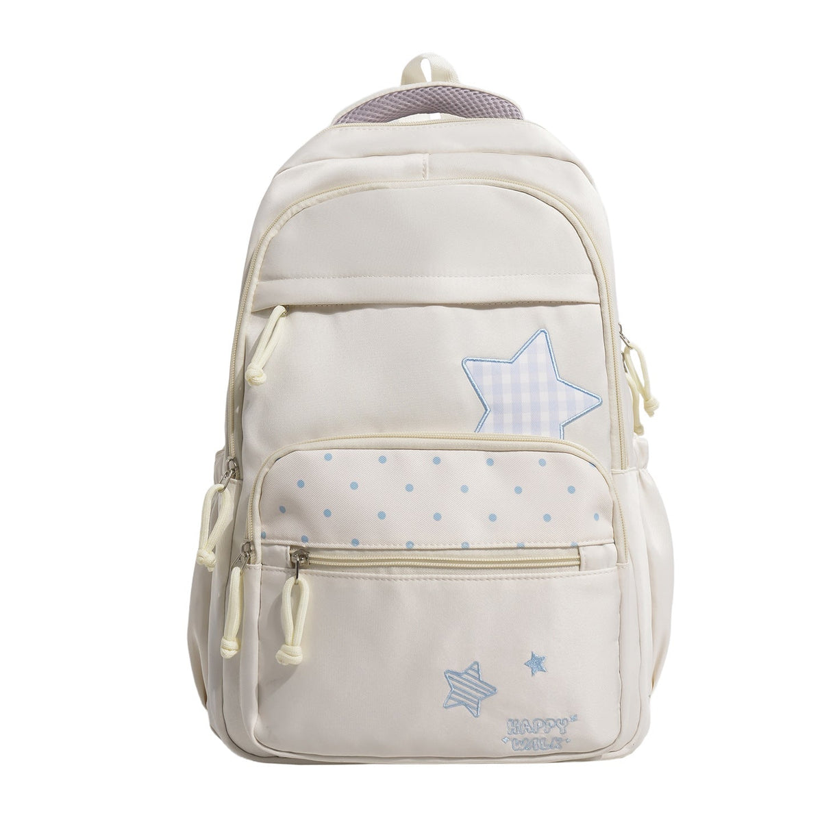 Playful Star-Embellished School Backpack LoungeYard — product view 5