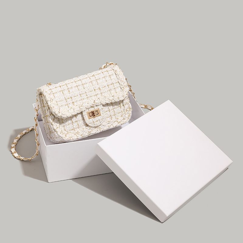 Textured Chain-Detail Crossbody Bag LoungeYard — product view 6