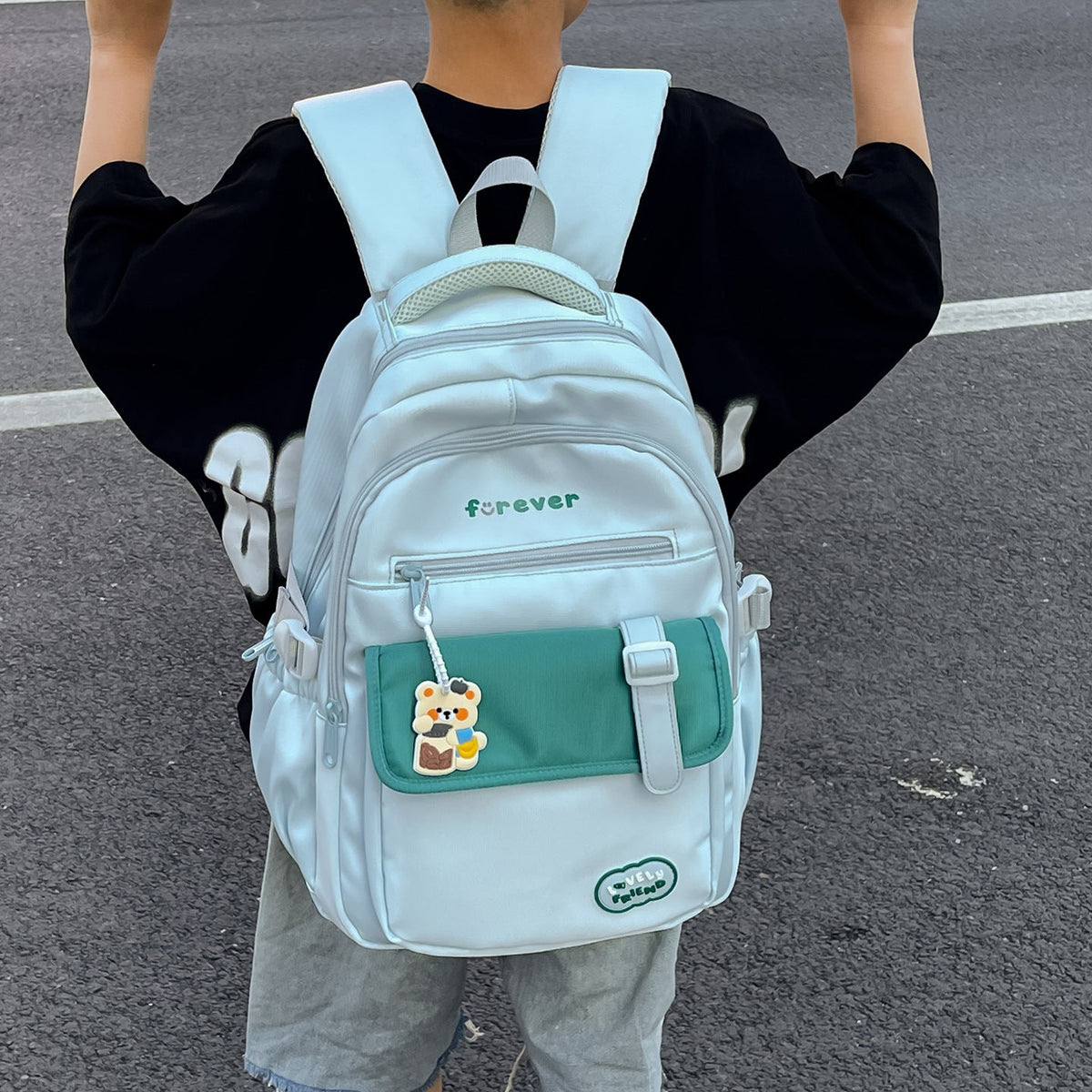 Charming Multi-Pocket Backpack LoungeYard — product view 3